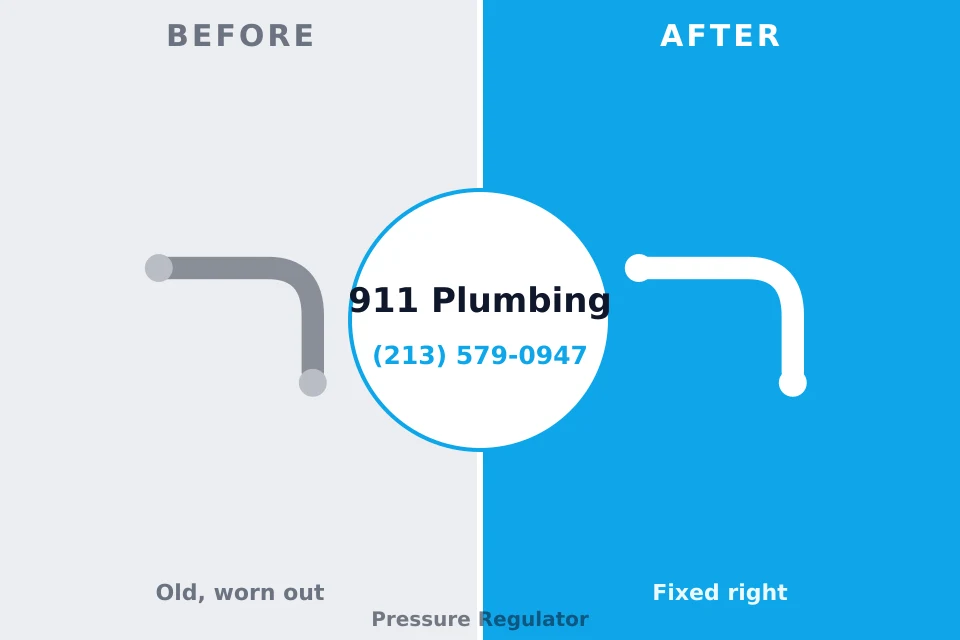 Before and after: plumbing company Lowes Island, VA